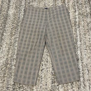 Elemental stretch, plaid ankle career wear pants, size 14
